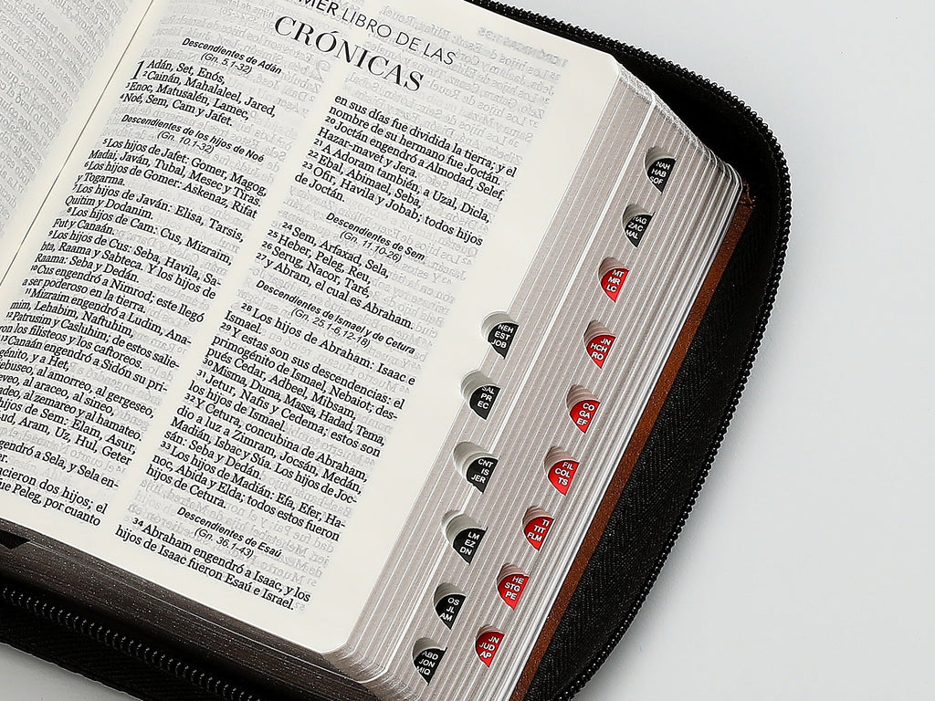Biblia RVR60 Bolsillo i/piel Geométrico Negro