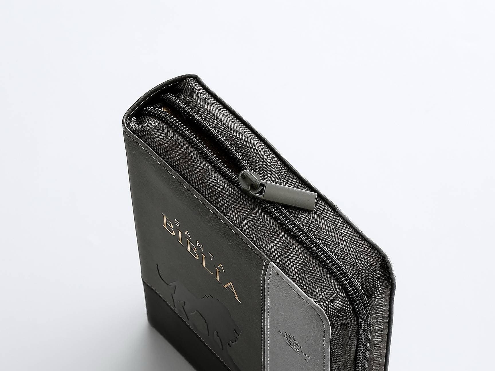 Biblia RVR60 Tamaño compacto Letra Grande 12 puntos león