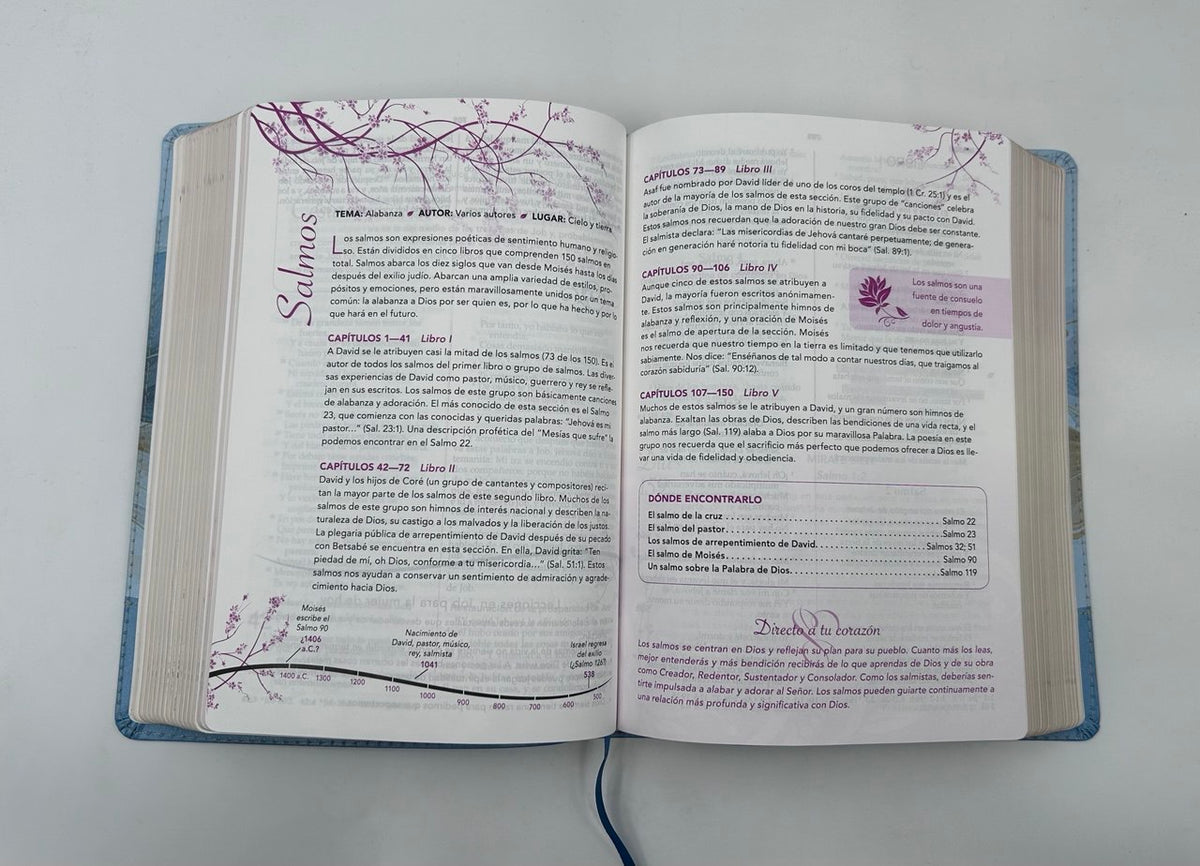 Biblia RVR 1960 de la Mujer Conforme al Corazón de Dios Edición pétalos
