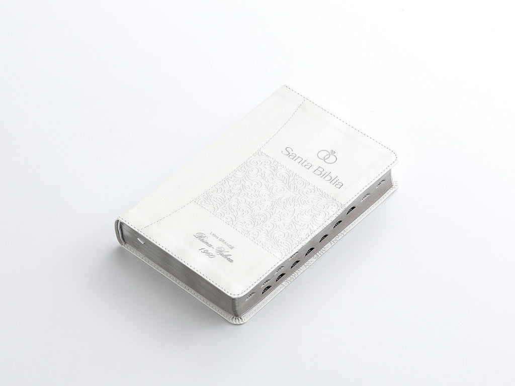 Biblia RVR60 especial de bodas con índice y caja de regalo