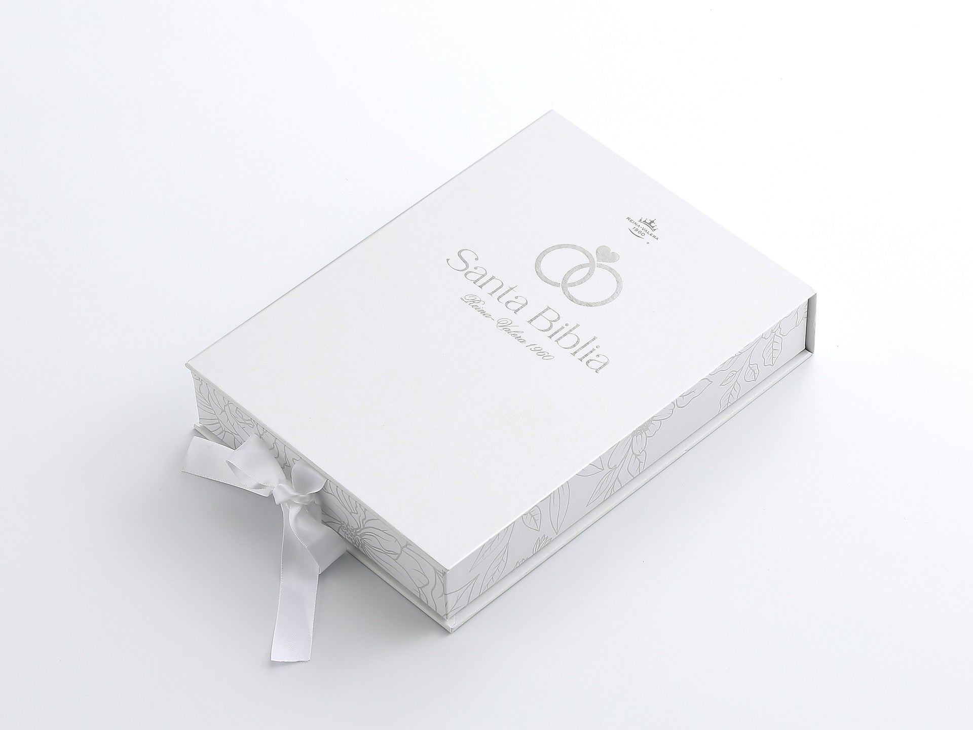 Biblia RVR60 especial de bodas con índice y caja de regalo
