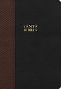 Biblia RVR 1960 Letra Súper Gigante Negro y Café Símil Piel