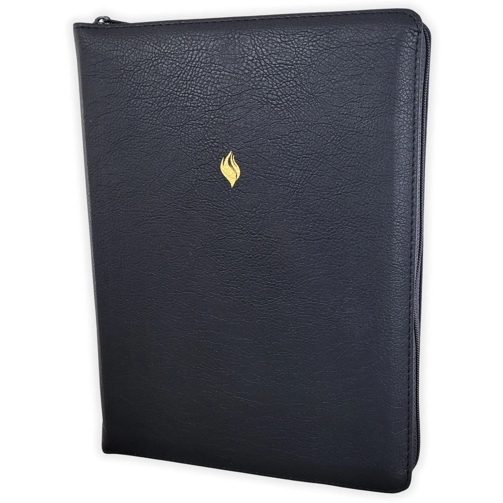 Biblia RVR 1960 de Estudio de la Vida Plena Edición Clásica Piel Negro con Índice y Cierre