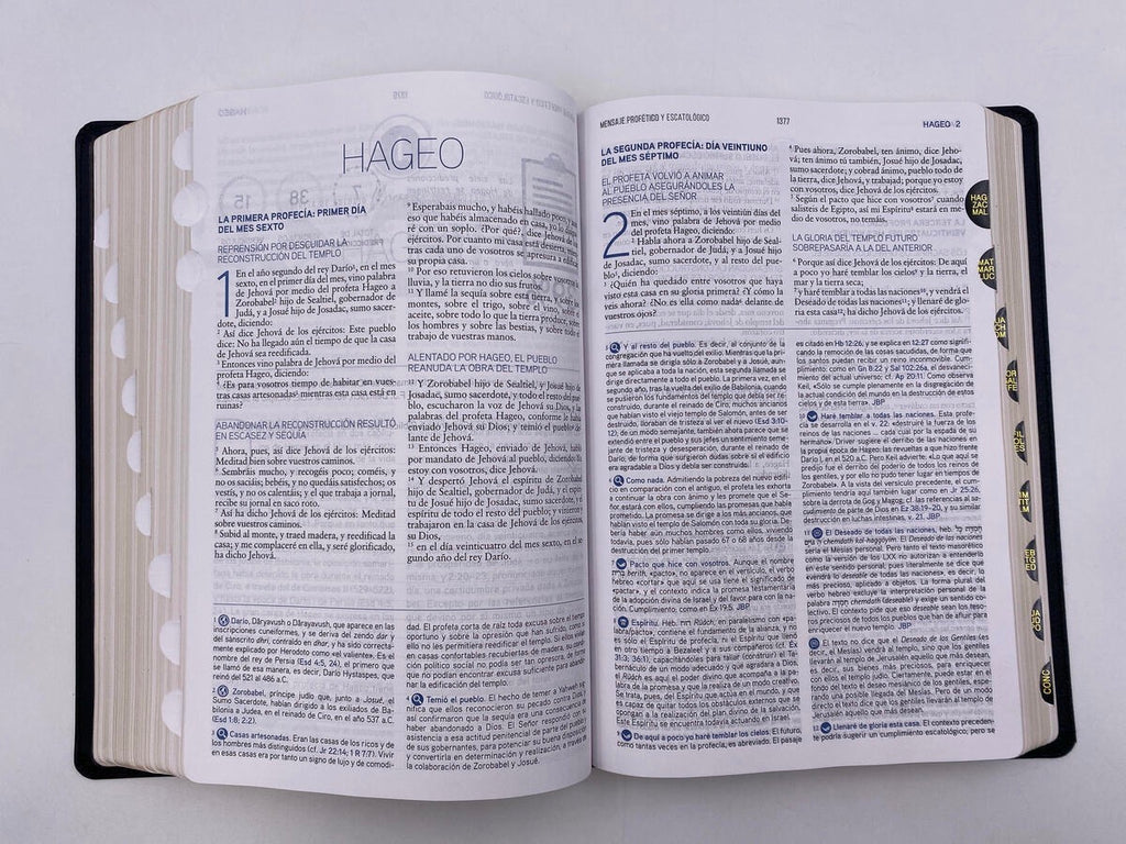 Biblia de estudio RVR77 Mensaje profético y escatológico