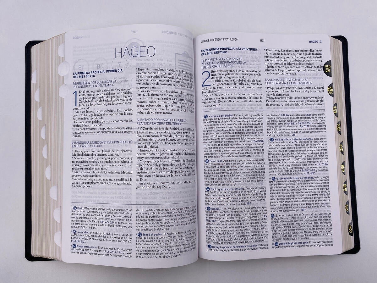Biblia de estudio RVR77 Mensaje profético y escatológico