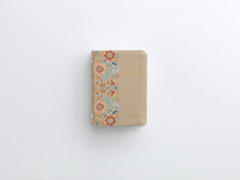 Biblia RVR60 Tamaño compacto Letra Grande 12 puntos crema