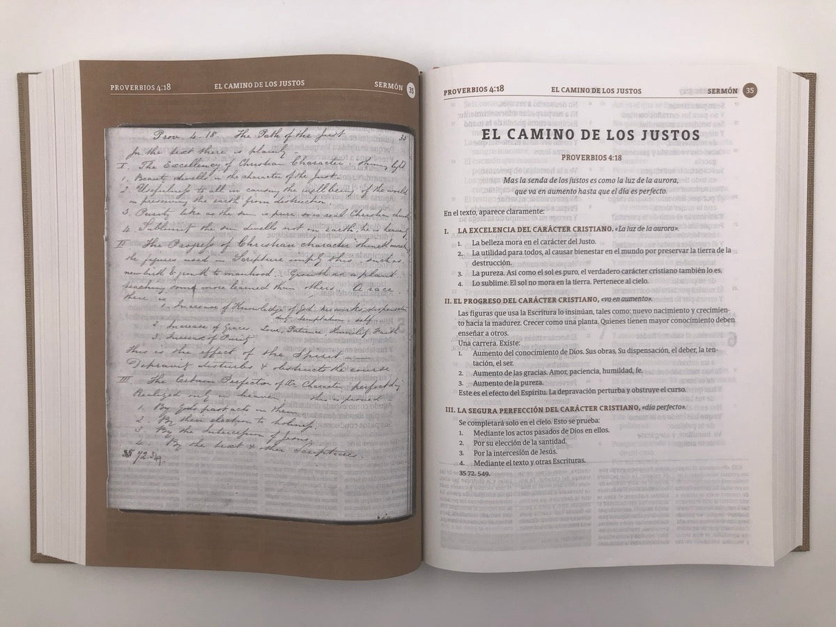 Biblia RVR 1960 de Estudio Spurgeon Marrón