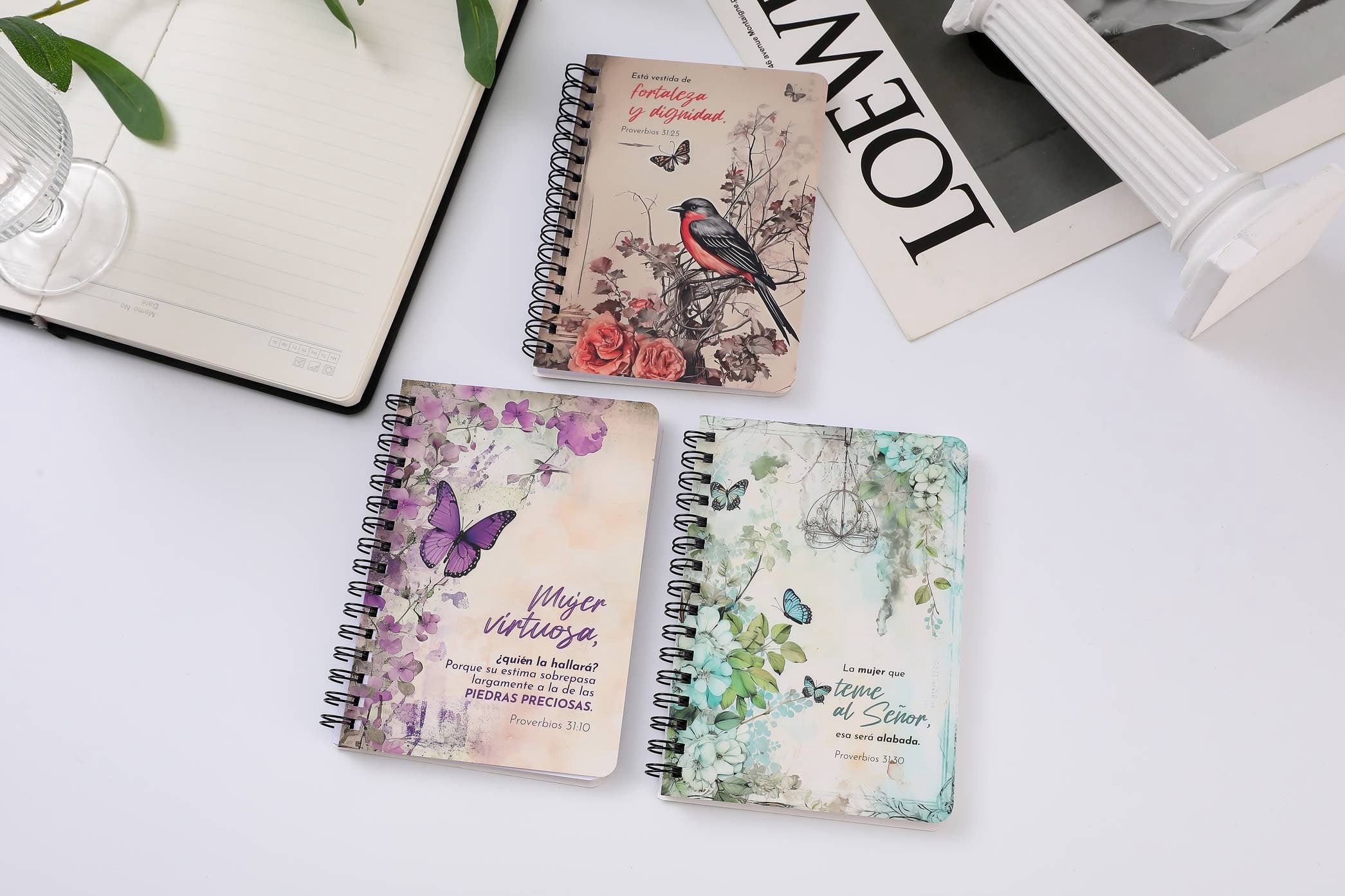 Pack 3 libretas GRANDES para la mujer